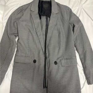 Dynamite Black and White Blazer Jacket